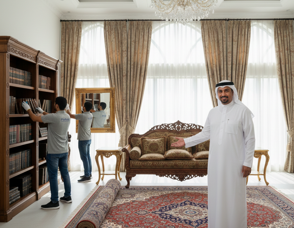 عميل كويتى راضيه عن الخدمة لنقل الأثاث عميل كويتى راضيه عن الخدمة لنقل الأثاث