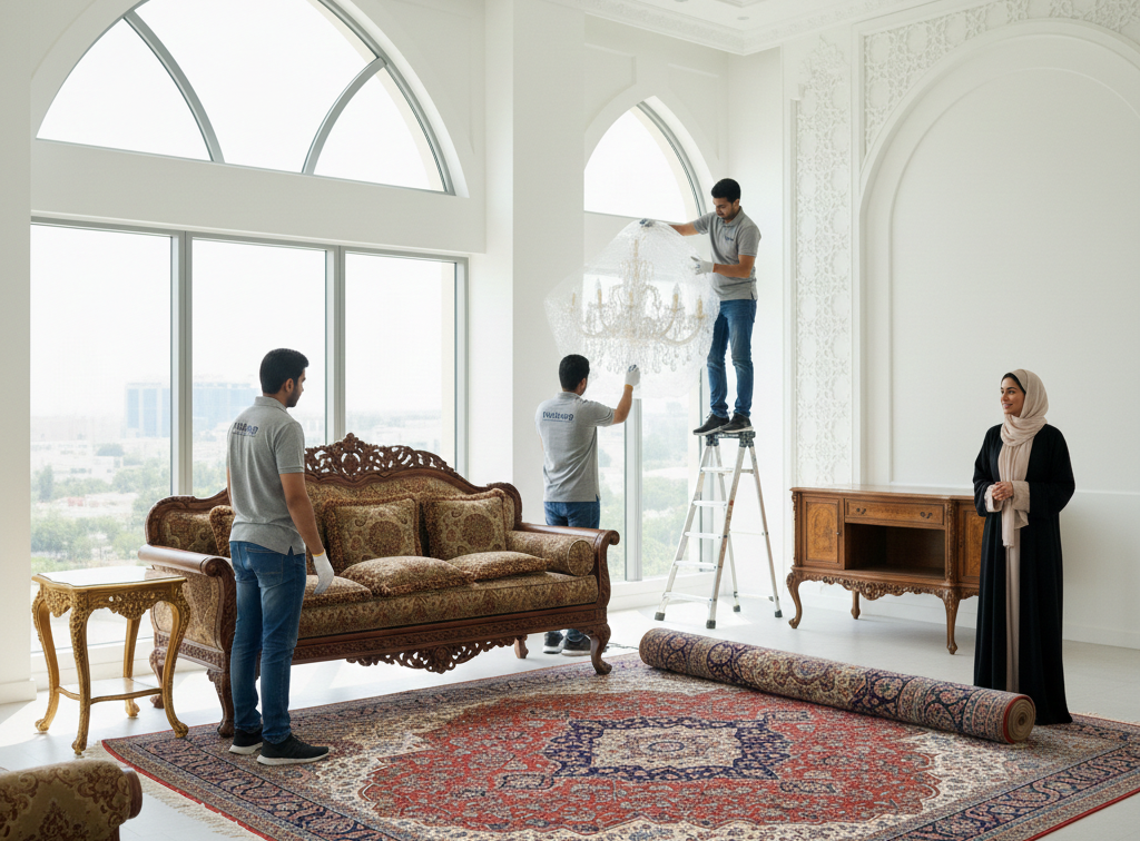 عميله كويتىة راضيه عن الخدمة لنقل العفش
